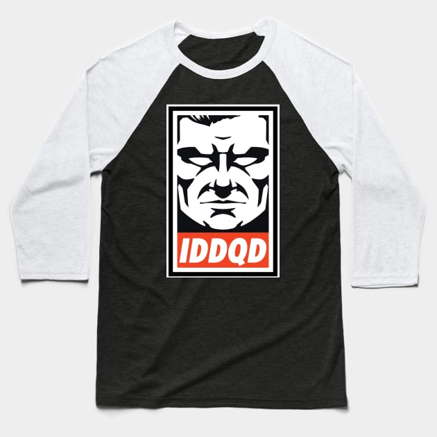 Obey the IDDQD Baseball T-Shirt by Hulkey